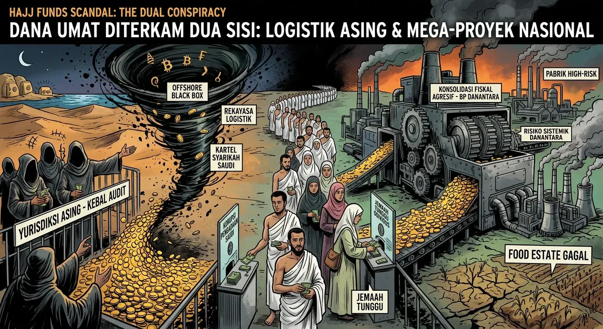 Kasus Arsitektur Fiskal Gelap Dana Haji (Bagian 3): Kartel Syarikah Saudi & Bayang-Bayang BP Danantara