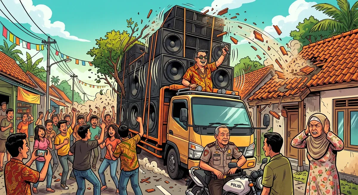 Kasus Industrialisasi Sound Horeg: Premanisme Akustik, Ekonomi Bayangan, dan Pembiaran Sistemik di Akar Rumput