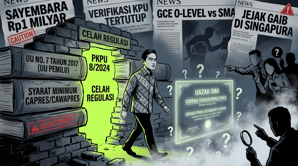 Labirin Dokumen Sang Putra Mahkota: Menelusuri Celah Hukum, Arsip Gaib, dan Teka-Teki Ijazah SMA Gibran Rakabuming
