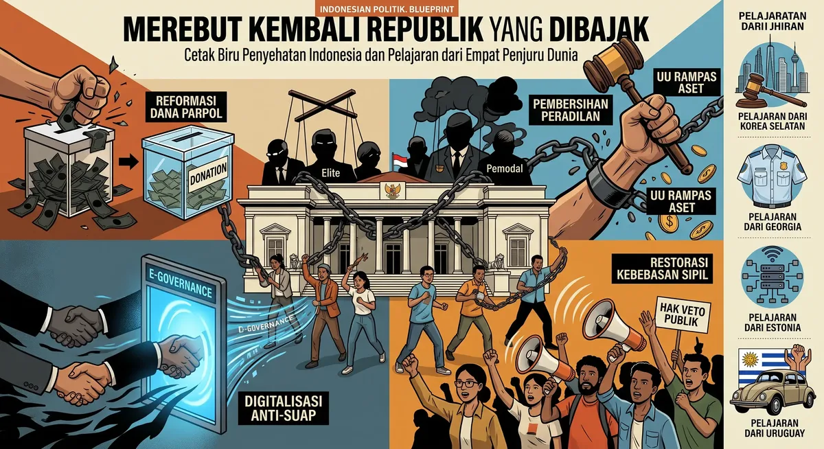 Merebut Kembali Republik yang Dibajak: Cetak Biru Penyehatan Indonesia
